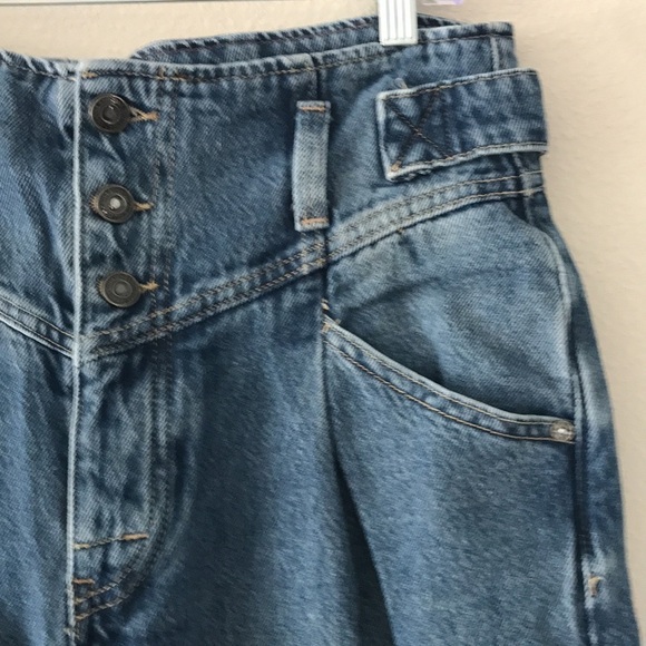 Free People Care Super Sweeper Wide Leg Flood Jeans - Picture 9 of 15